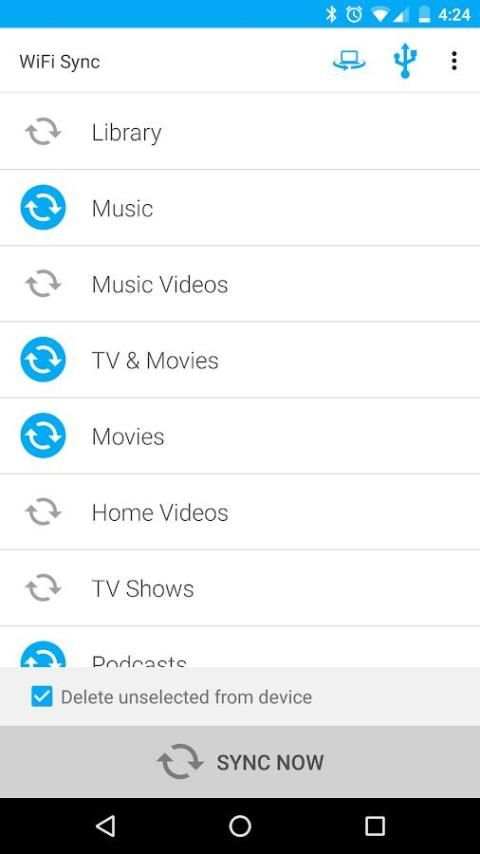 iSyncr : iTunes to Android स्क्रीनशॉट 3