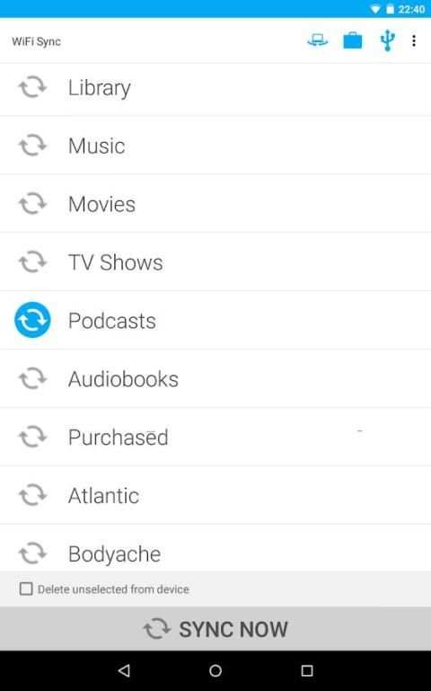 iSyncr : iTunes to Android स्क्रीनशॉट 19