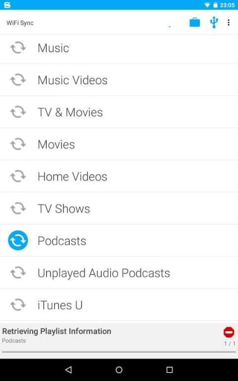 iSyncr : iTunes to Android स्क्रीनशॉट 21