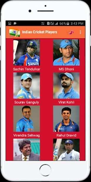 Indian Cricket Players screenshot 12