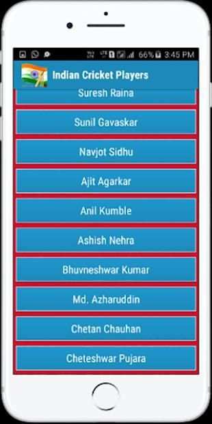 Indian Cricket Players screenshot 7