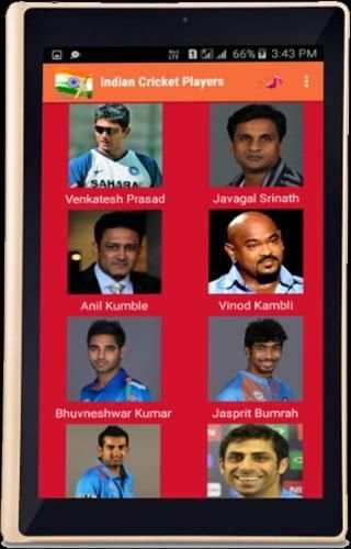 Indian Cricket Players screenshot 5