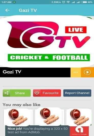 GTV Live Cricket and Football screenshot 2