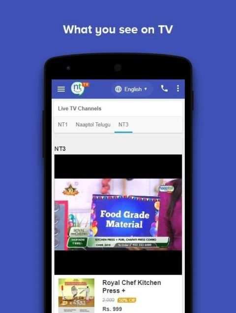Naaptol TV - Watch Live TV & Shop screenshot 2