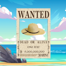 Anime Pirate Wanted Poster आइकन