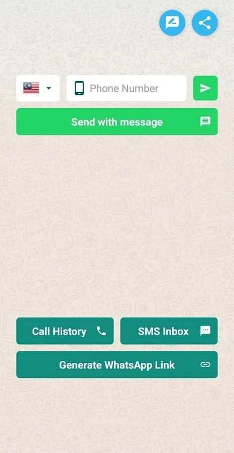 Send WhatsApp Without Save Number & WhatsApp Link screenshot 8