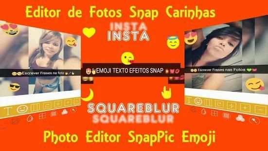 Insta Square Texto Sobre Foto Carinhas e Desfoques screenshot 2