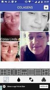 Insta Square Texto Sobre Foto Carinhas e Desfoques screenshot 4