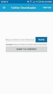 Twitter Downloader screenshot 1