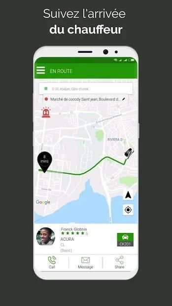 Globo - Taxi VTC, Location, Livraison स्क्रीनशॉट 4
