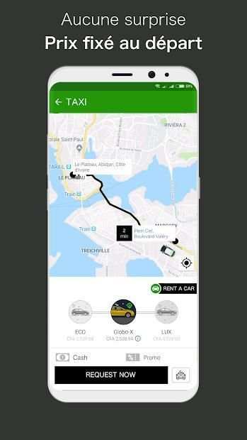 Globo - Taxi VTC, Location, Livraison स्क्रीनशॉट 3