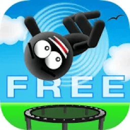 Stickman Trampoline FREE - Flip Master! आइकन