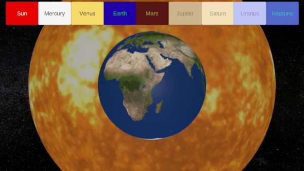 Solar System Simulator screenshot 3