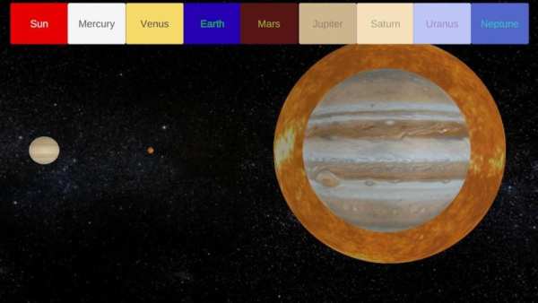 Solar System Simulator screenshot 1