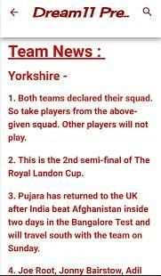 Dream11 Predictions screenshot 2