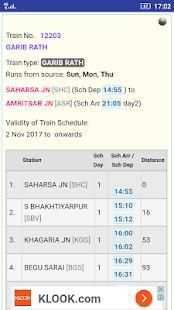 Indian Railways Train Status (NTES) screenshot 2