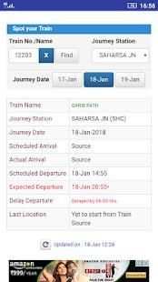 Indian Railways Train Status (NTES) screenshot 3