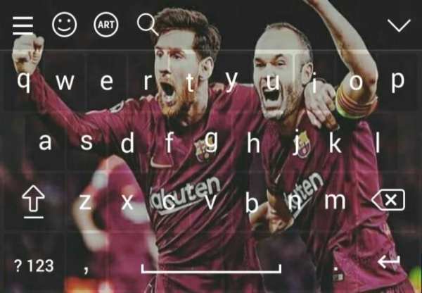 Keyboard For Fc Barcelona 2018 screenshot 7