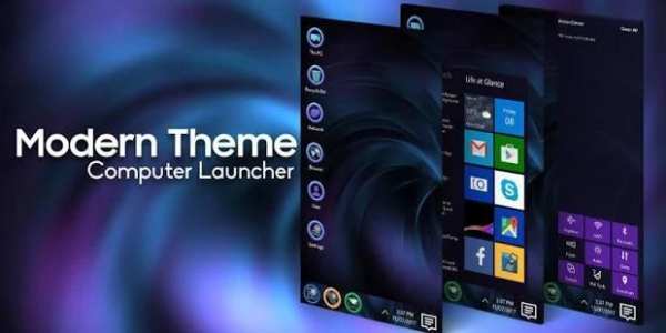 Modern Theme For Computer Launcher स्क्रीनशॉट 2