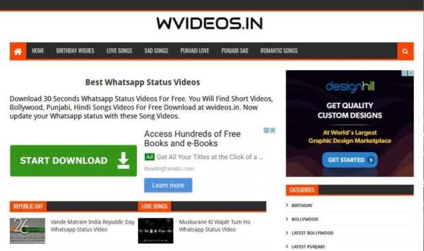 Whatsapp Status Video Download - WVideos.in screenshot 1