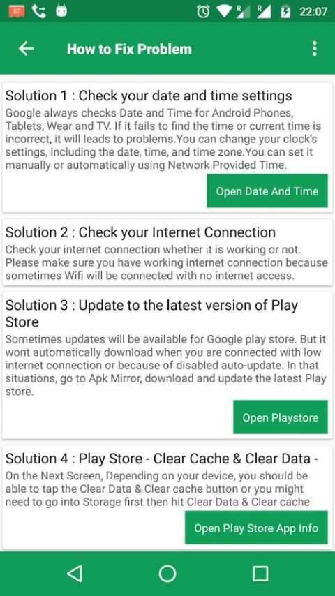 Play Services & Play store Information स्क्रीनशॉट 5