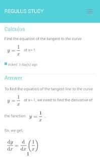 Question and Answer, Homework Help -Regulus Study screenshot 2