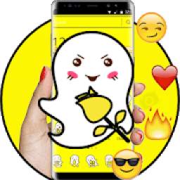 Cartoon Yellow Elfin Emoji Theme