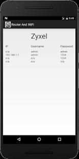 WiFi Router Passwords 2018 screenshot 1