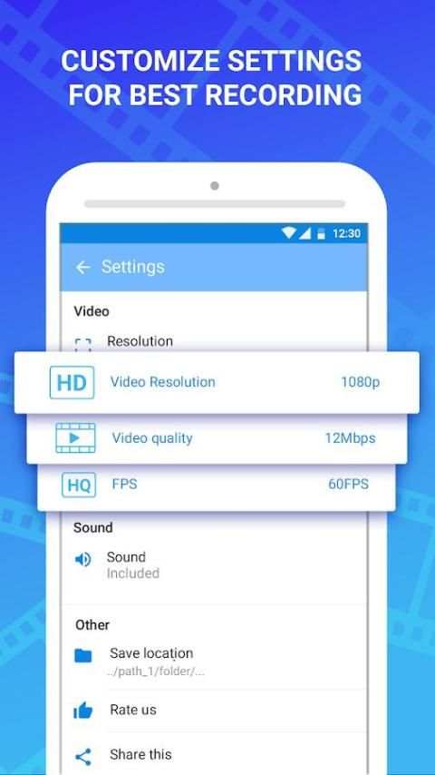 Screen recorder and facecam screenshot 4
