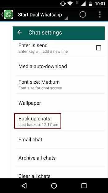 Dual Apps accounts screenshot 2