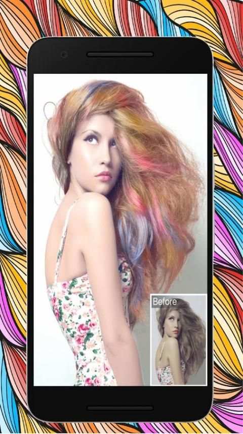 Hair Color Changer - Styles Salon & Recolor screenshot 7