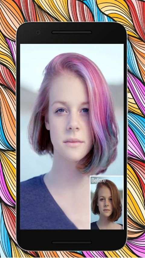 Hair Color Changer - Styles Salon & Recolor screenshot 6
