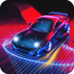 Neon Car Racing Game 2018 – High Speed Rider आइकन