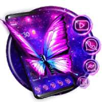 3D Neon Butterfly Theme on 9Apps