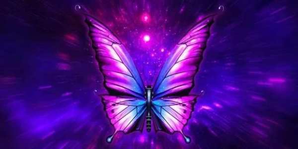 3D Neon Butterfly Theme screenshot 1
