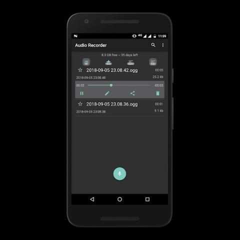 Audio Sound Recorder 2018 screenshot 7