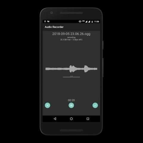 Audio Sound Recorder 2018 screenshot 8