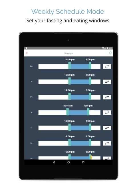 MyFast - Intermittent Fasting Tracker Schedule App स्क्रीनशॉट 9