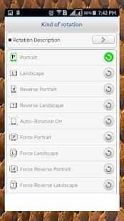 Screen Rotation Control screenshot 7