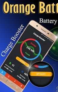 Orange Battery - Ultra fastest Battery Charge 7x screenshot 4