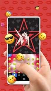 Cute Betty Boop Keyboard Theme screenshot 3