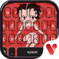 Cute Betty Boop Keyboard Theme on 9Apps