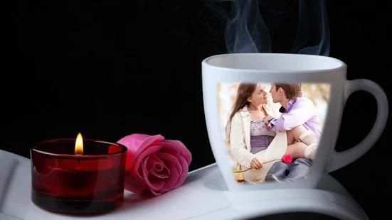 Coffee Cup Photo Frame Editor screenshot 1