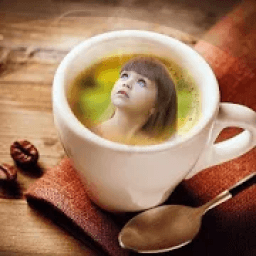 ikon Coffee Cup Photo Frame Editor