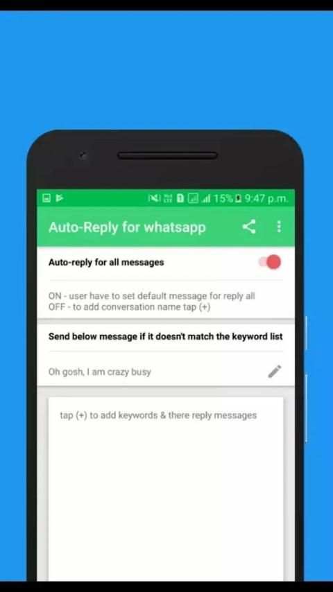 Auto Reply Bot - For WhatsApp screenshot 6
