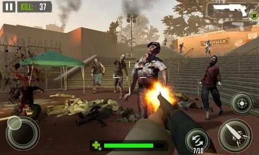 Dead Zombie Overkill Attack Target 3D screenshot 2