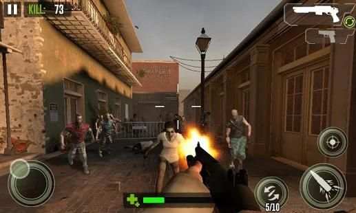 Dead Zombie Overkill Attack Target 3D screenshot 1