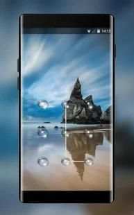 Lock theme for google pixel sea beach wallpaper स्क्रीनशॉट 3