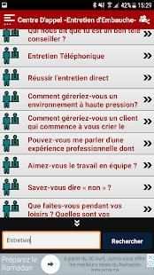 Centre D'appel -Entretien D'embauche- screenshot 4