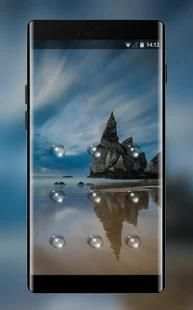 Lock theme for google pixel sea beach wallpaper स्क्रीनशॉट 2
